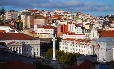 Fototapeta na wymiar Lisbon rooftops