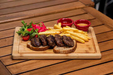 food and meat