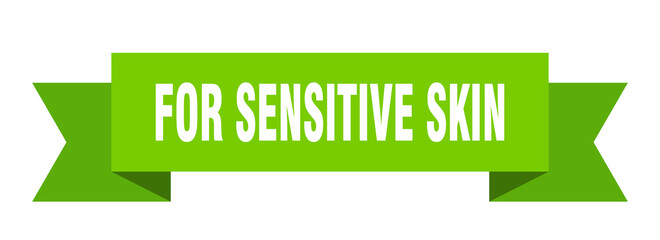 for sensitive skin ribbon. for sensitive skin isolated band sign. for sensitive skin banner