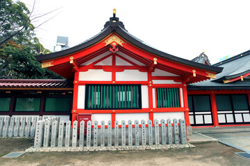 The Ikuta Shrine in Kobe, Kansai, Japan.