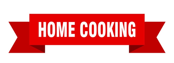 home cooking ribbon. home cooking isolated band sign. home cooking banner