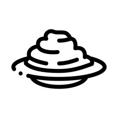 soy miso meal icon vector. soy miso meal sign. isolated contour symbol illustration
