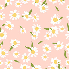 Vector illustartion lloral abstract seamless pattern. Vector design for paper, cover, fabric, interior decor.