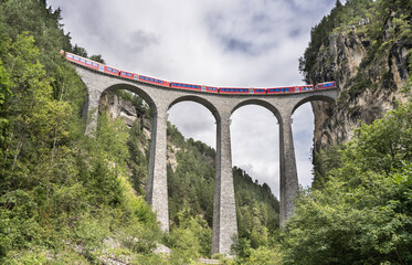 Landwasser Viaduct, Davos, Switzerland
