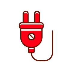 Electric plug icon