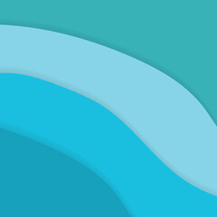 sea wavy layered pattern- vector illustration