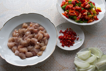 Components for Chicken Mexican.