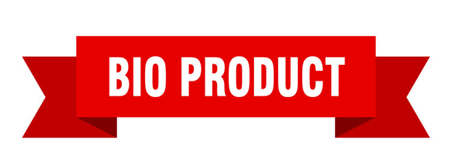 bio product ribbon. bio product isolated band sign. bio product banner