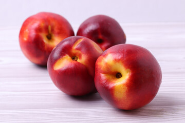 fresh ripen delicious nectarine peaches