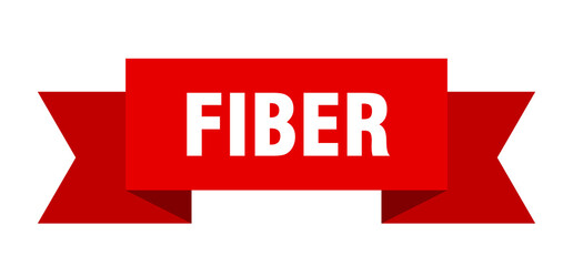 fiber ribbon. fiber isolated band sign. fiber banner
