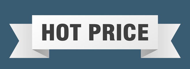 hot price ribbon. hot price isolated band sign. hot price banner