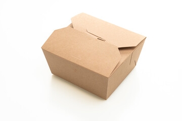 paper box on white background