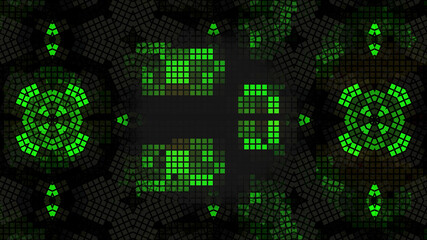 Beautiful geometric abstract background with color accents.