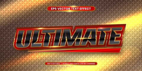 Editable text effect - Ultimate text style concept