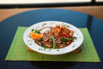 fajitas desayuno