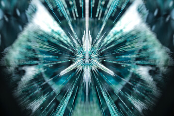 Abstract kaleidoscope background. Beautiful multicolor kaleidoscope texture. Unique kaleidoscope design.