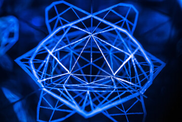 Abstract kaleidoscope background. Beautiful multicolor kaleidoscope texture. Unique kaleidoscope design.