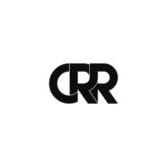 crr letter original monogram logo design