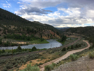 Fototapeta na wymiar Colorado River, USA, CO, June 2017. Beautiful view. 