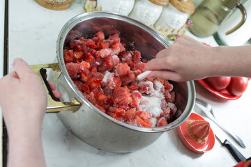 Strawberry jam.