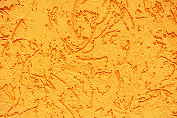 Seamless orange texture with curved stripes