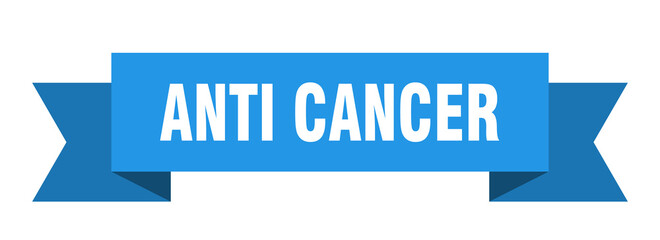 anti cancer ribbon. anti cancer isolated band sign. anti cancer banner