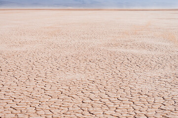 Sandstorm on the Lac Iriki salt lake / Sandstorm in the Sahara, on the Lac Iriki salt lake, Morocco, Africa.