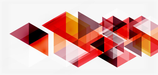 Geometric abstract background, mosaic triangle and hexagon shapes. Trendy abstract layout template for business or technology presentation, internet poster or web brochure cover, wallpaper