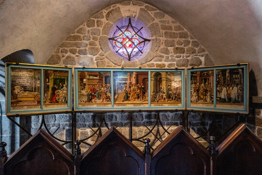 triptyque de Saint Eloi,Chapelle Notre Dame de la Visitation