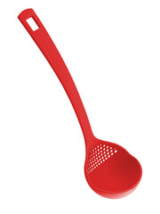 red ladle for the kitchen in the house