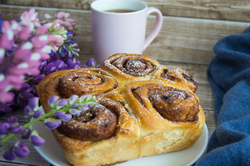 coffee and croissant