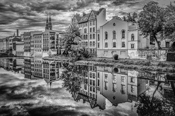 Stare Miasto w Opolu nad Młynówką