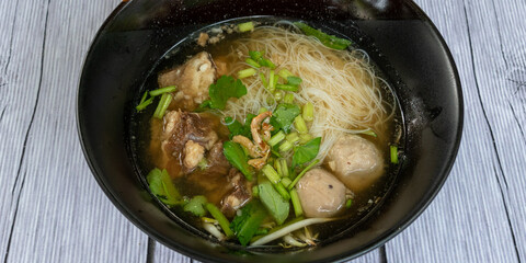 Thai Mixed Dishes of Soups and Rice 