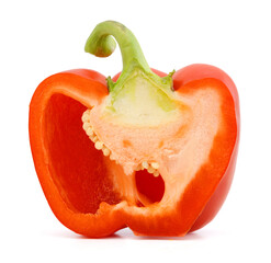 red pepper isolated on white background