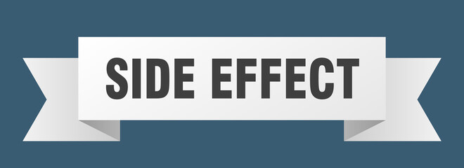 side effect ribbon. side effect isolated band sign. side effect banner