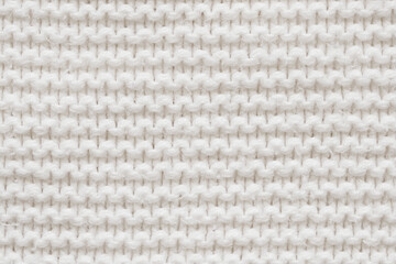White knit wool texture background