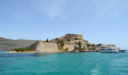 Ile de Spinalonga à Élounda près d'Agios Nikolaos en Crète