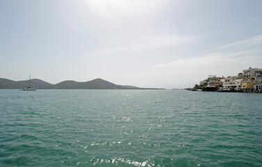 La baie d'&Eacute;lounda pr&egrave;s d'Agios Nikolaos en Cr&egrave;te