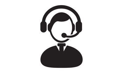 Call center icon vector graphics