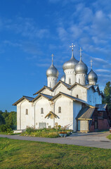 Fototapeta na wymiar Church of Boris and Gleb, Veliky Novgorod, Russia