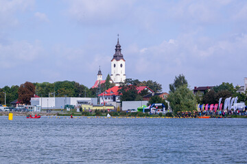 Stryków Polska triathlon pływanie panorama