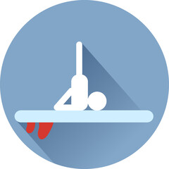 sup Surf yoga Icons