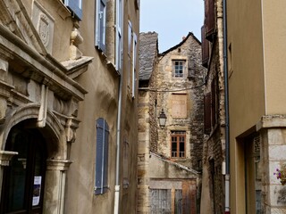 The city of Mende in Lozère department. South of France in september 2020.