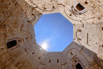 Castel del Monte is a 13th-century citadel and castle situated on a hill in Andria in the Apulia...