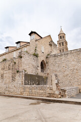 Fototapeta na wymiar Tower of the cathedral in Split, Croatia