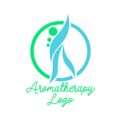 essential oil aromatherapy isolated on white background. vector illustration 