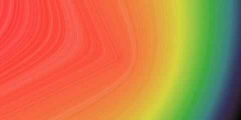 abstract colorful background with rainbow and lines