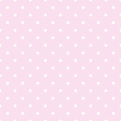 pink polka dots - obrazy, fototapety, plakaty