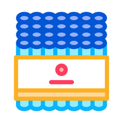 firework set icon vector. firework set sign. color symbol illustration