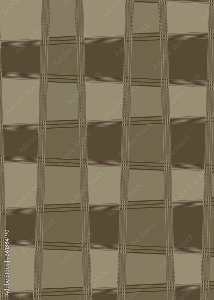 Wall mural brown graphic elements. dynamic lines. gradient banners with flowing liquid forms. template for the 